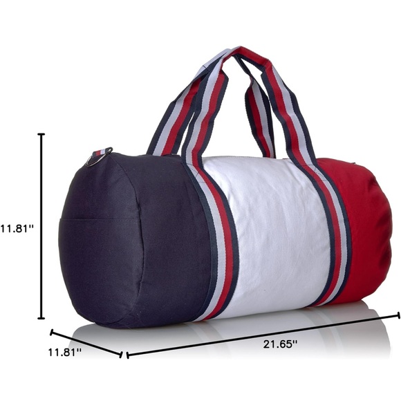 Tommy Hilfiger Classic Spell Out Canvas Duffle Bag - Picture 3 of 9